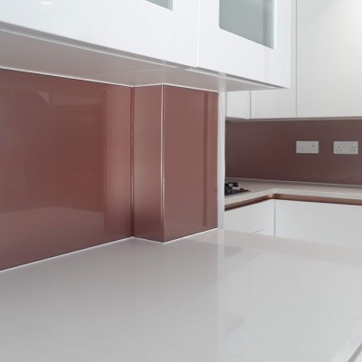 Metallic Glass Splashbacks