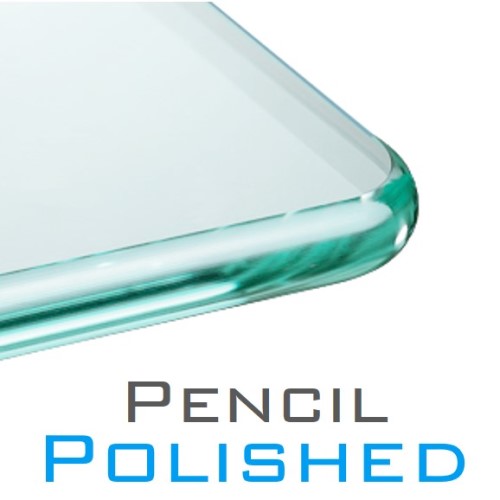 Pencil Polished Glass Edges